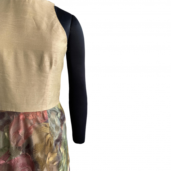 Long Cut Sleeves Indo-Western Dress With Beautiful Trail, Dresses For Women