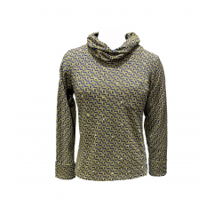 Dual Colour Overlapping Pullover For Women, Winter Wear For Women