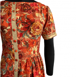 Multicoloured Printed Long Cotton Rayon Kurti For Women, Ethnic Suit Kurta For Women 