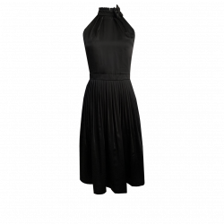 Black Halter Neck Party Dress | Size: S,M,L