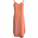 Peach Georgette Fabric Evening Dress For Women, Sizes Available - XS, S, M,  L