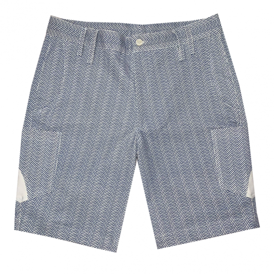 Color Blocked Cotton Shorts For Men