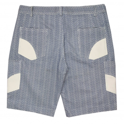 Color Blocked Cotton Shorts For Men