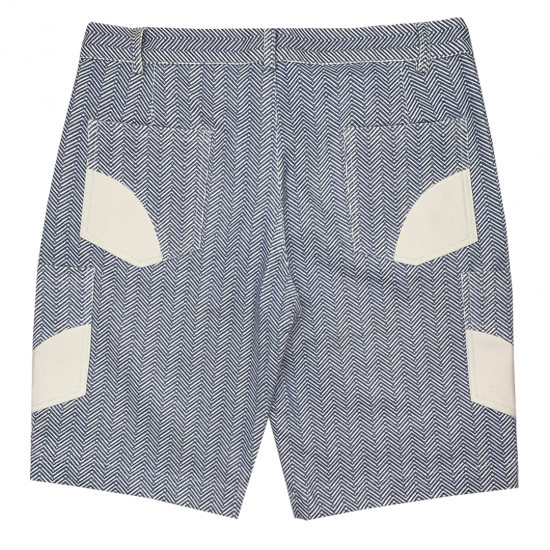 Color Blocked Cotton Shorts For Men