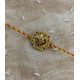 A Silver (Gold-Plated) Tree Of Life Rakhi For Brother For Rakshabandhan 