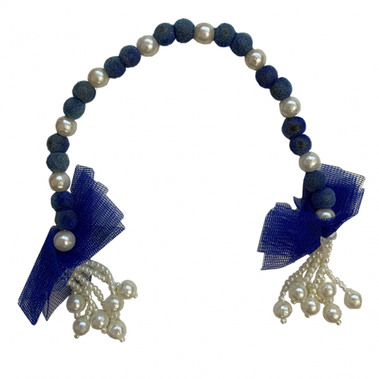 Multicolour Unique Peacock Design Laddu Gopal Dress With Mukut & Necklace Set, SIZE - 3/4