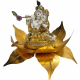 Krishna Radha Idol Gift Pack Statue 4"- Resin White