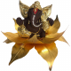 Ganesha Ganpati Idol Gift Pack Statue 4"- Resin Brown
