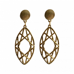 Contemporary Style Golden Elegant Dangler/Drop Earrings For Women/Girls