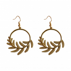 Modern Contemporary Style Golden Dangler/Drop Earrings For Women/Girls