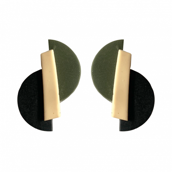 Contemporary Handmade Classy Polymer Clay Earrings For Women/Girls