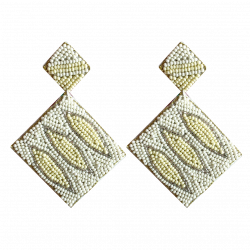 Boho Bead Dangler Earrings For Women/Girls