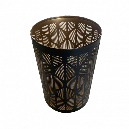 Moroccan Tea Light Holders With Beautiful Leaf Pattern ; Size - 7.25 x 5 (inches)