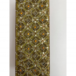 Golden Hand-Crafted Multi-purpose Storage / Decorative Box for Gifting  Size - L x W x H - 12 x 4.5 x 3 inches