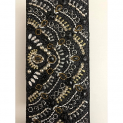 Black Hand-Crafted Multi-purpose Storage / Decorative Box for Gifting  Size - L x W x H - 12 x 4.5 x 3 inches