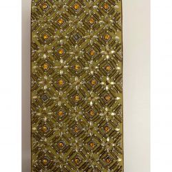 Golden Hand-Crafted Multi-purpose Storage / Decorative Box for Gifting , Size - L x W x H - 13 x 6 x 4 Inches